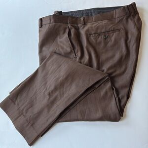 Tesori Flat Front Dress Pants Classic Straight-Leg TS-316 43 actual 41in waist